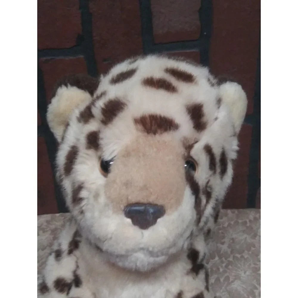 Build a Bear Baby Panther Leopard Gold Eyes Rare Plush Stuffed Cheetah 2010